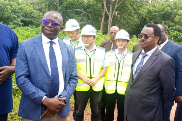 Visit to the Centre's construction sites (Mefou, Afamba and Lekié departments)